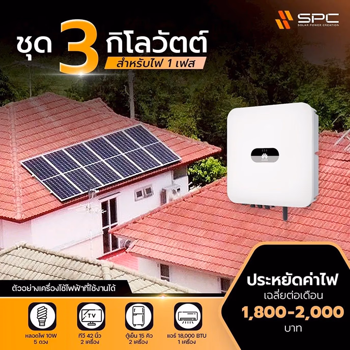 แพ็กเกจ 3 กิโลวัตต์